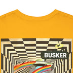 Retro Busker Graphic Tee - Unisex Heavy Cotton