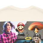 Busker Vibe Unisex Tee - Music & Art Collage Design