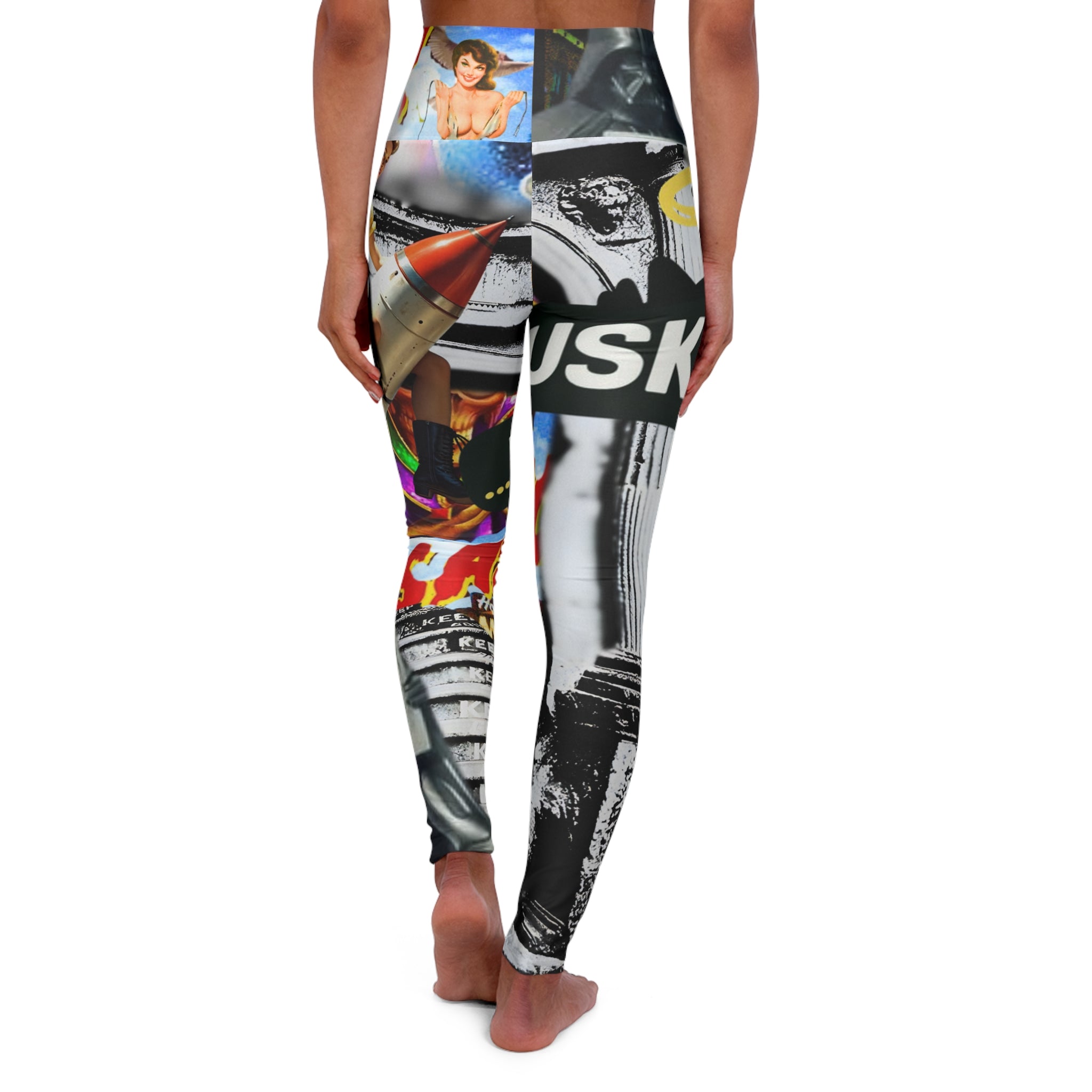 Colorful High Waisted Yoga Leggings for Active Lifestyle