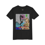 Youth Graphic Tee with Fun 'Busker' Design, Cool Summer Shirt, Gifts for Kids, Festival Attire, Trendy Youthwear
