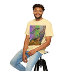 Psychedelic Busker T-Shirt, Unisex Graphic Tee, Music Lover Gift, Festival Wear, Casual Streetwear, Colorful Arttee