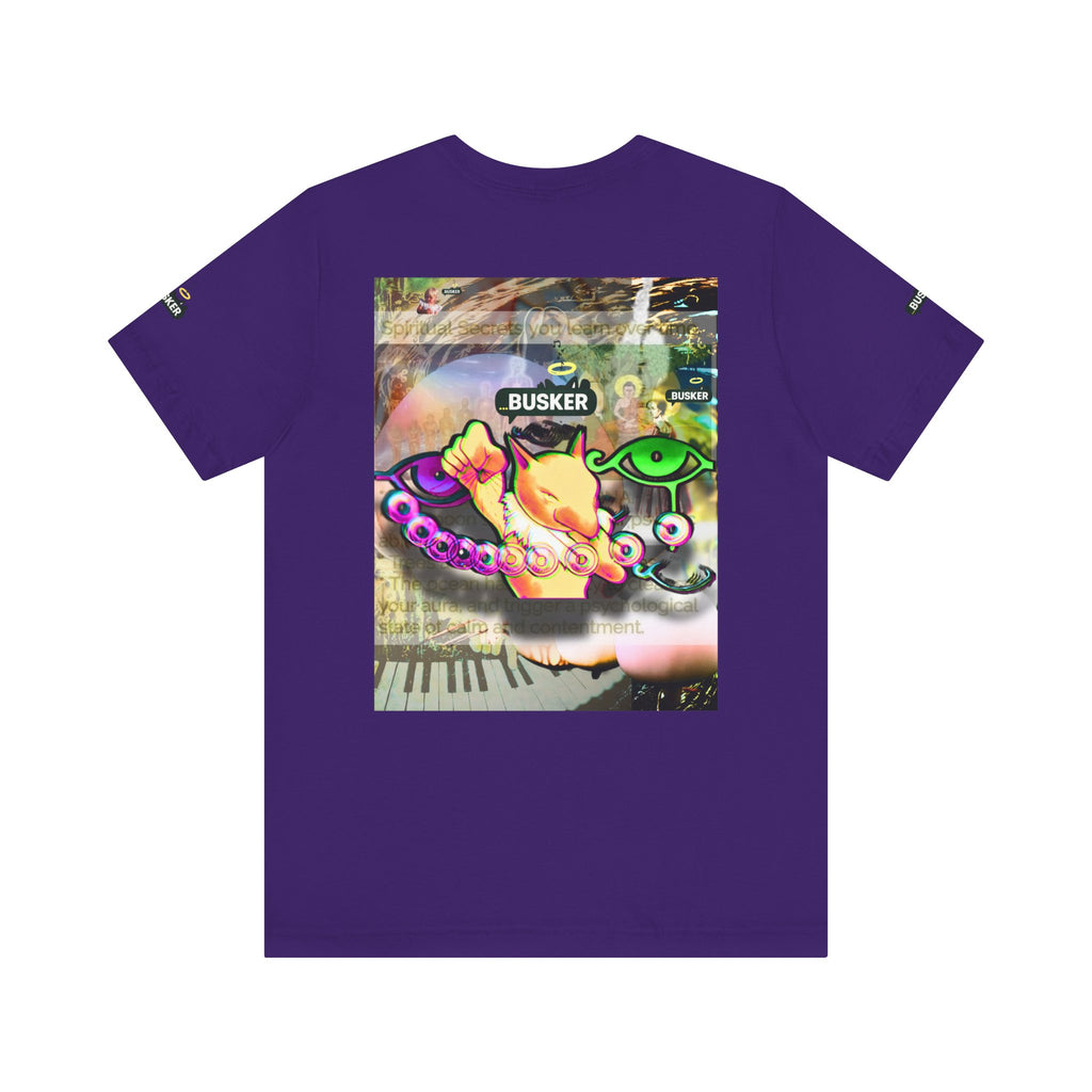 Vibrant Busker Art Tee for Creative Souls