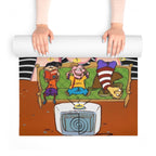 Bright Yellow Foam Yoga Mat, Ideal for Home Workouts and Yoga Classes, Perfect Gift for Yogis, Fitness Lovers, and Athletes