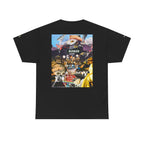 Busker Collage Graphic Tee — Vintage Music Poster Streetwear