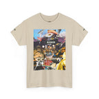 Busker Collage Graphic Tee — Vintage Music Poster Streetwear