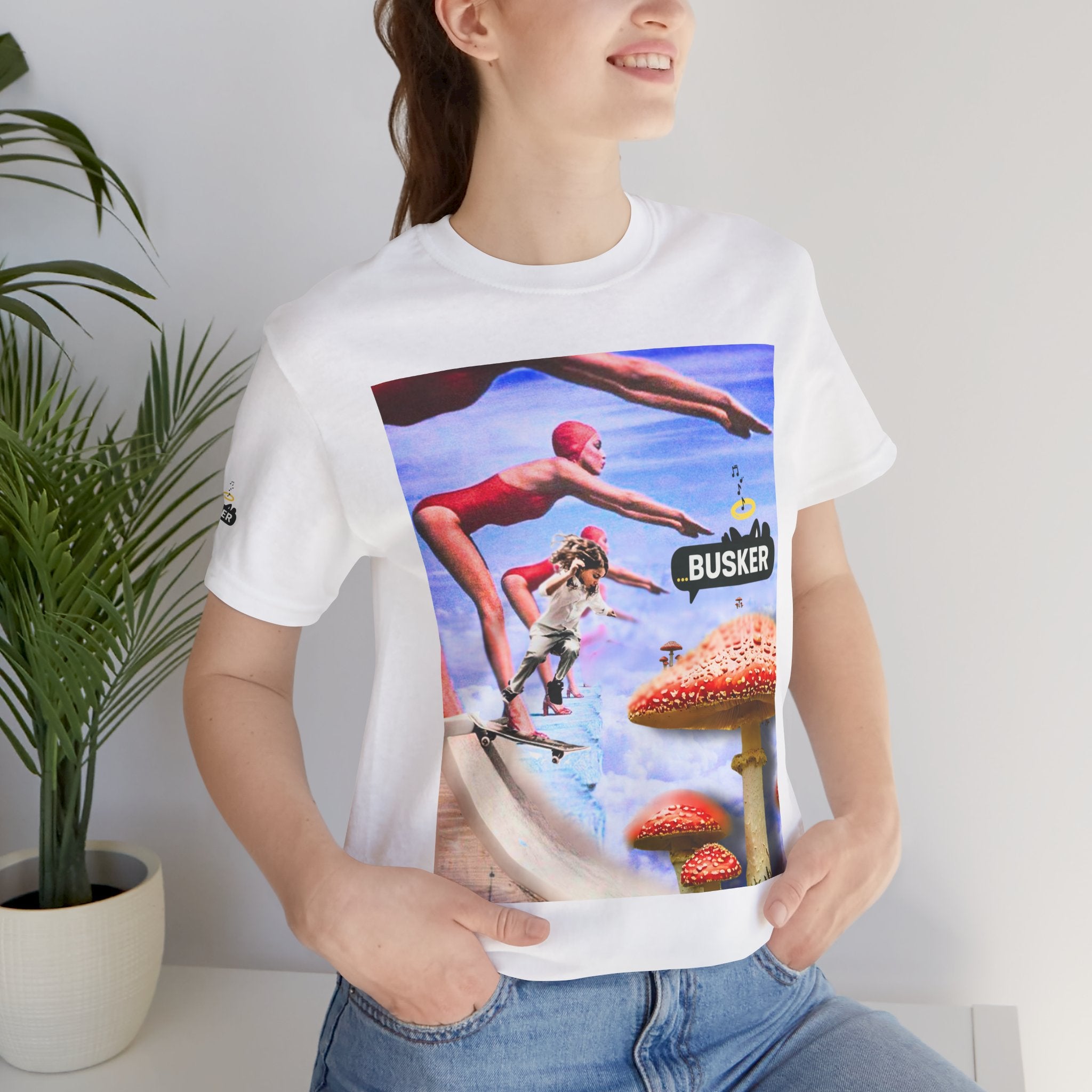 Busker Fun Graphic Tee - Unisex Jersey Short Sleeve