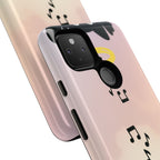 Cute Animal Phone Case, Tough Phone Cover for Pet Lovers, Gifts for Birthdays, Holidays, Music Lovers, Fun Tech Accessories