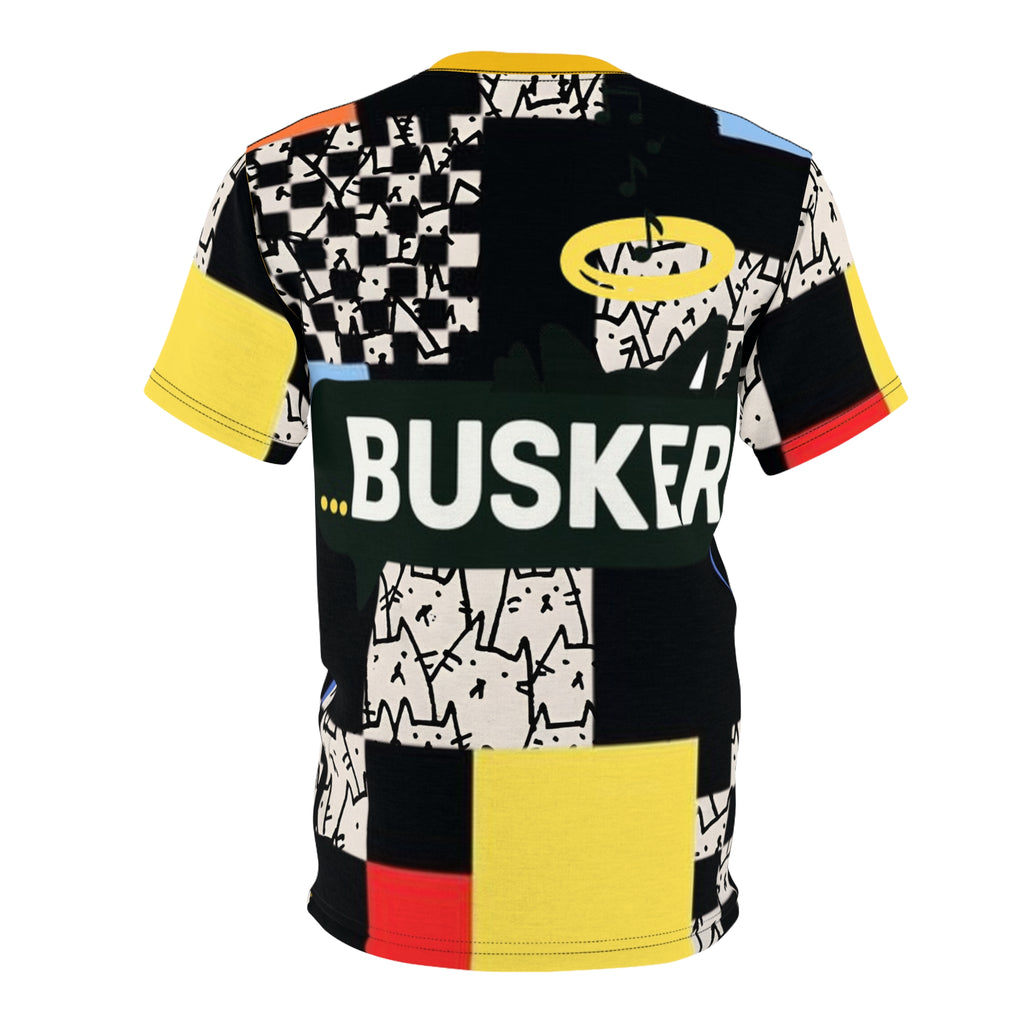 Vibrant Unisex Graphic Tee, Artistic Casual Wear, Street Style Top, Unique Birthday Gift, Music-Inspired Apparel