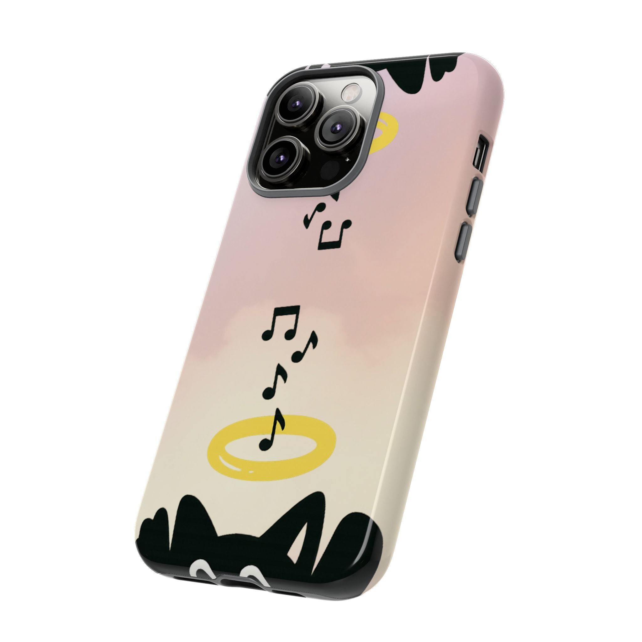 Cute Animal Phone Case, Tough Phone Cover for Pet Lovers, Gifts for Birthdays, Holidays, Music Lovers, Fun Tech Accessories