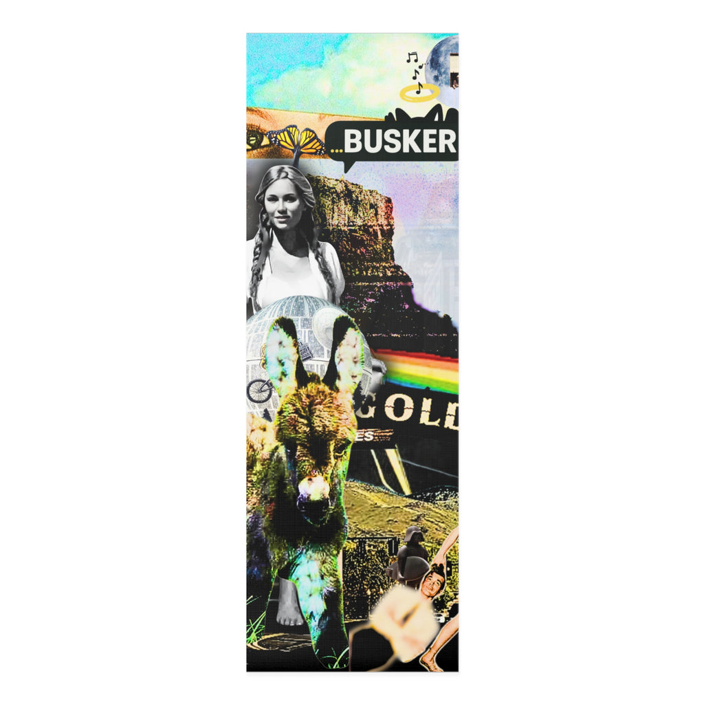 Colorful Artistic Foam Yoga Mat - Unique Design for Yoga Lovers