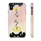 Cute Animal Phone Case, Tough Phone Cover for Pet Lovers, Gifts for Birthdays, Holidays, Music Lovers, Fun Tech Accessories