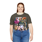 Busker Vibe Unisex Tee - Music & Art Collage Design
