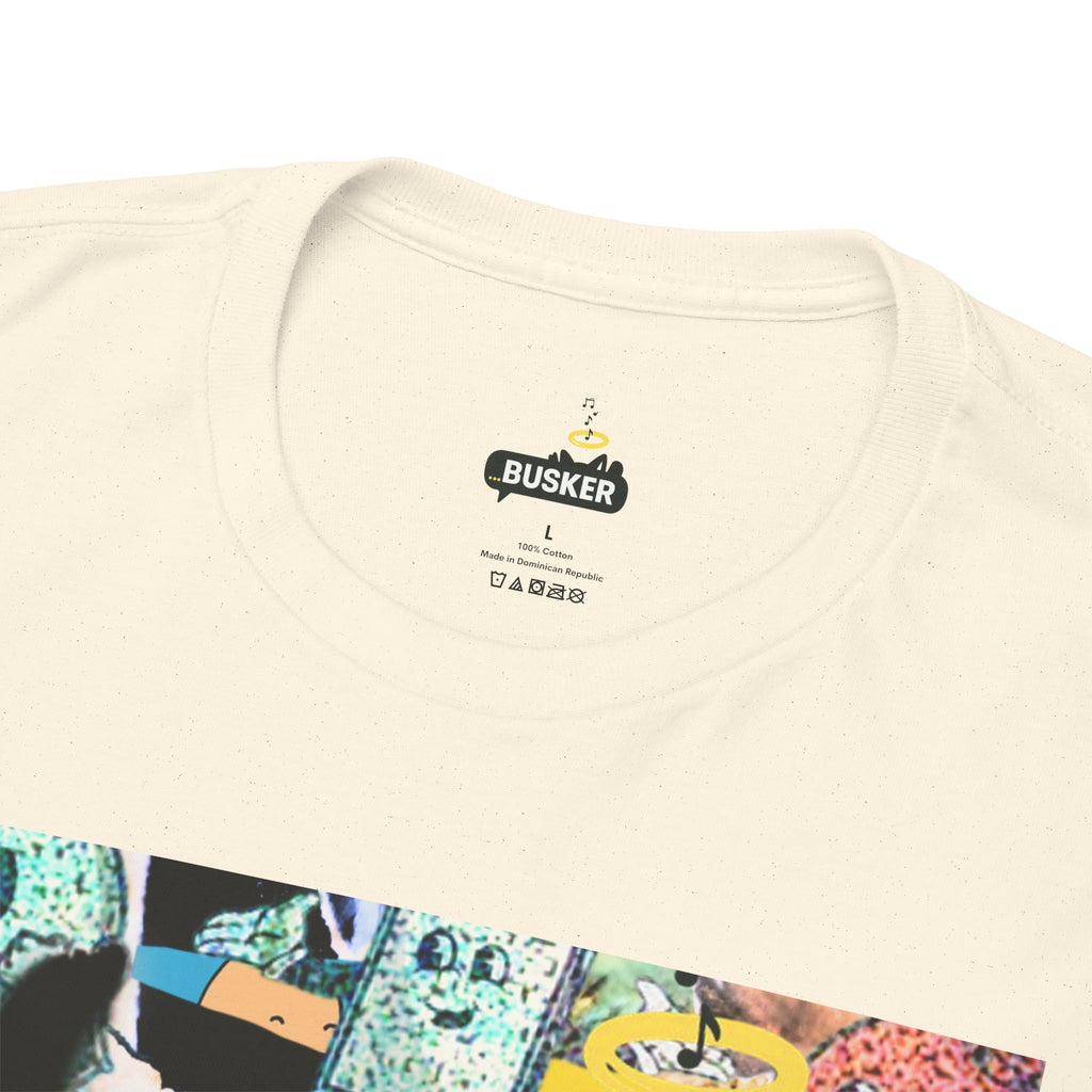 Grunge Art Busker Unisex Heavy Cotton Tee