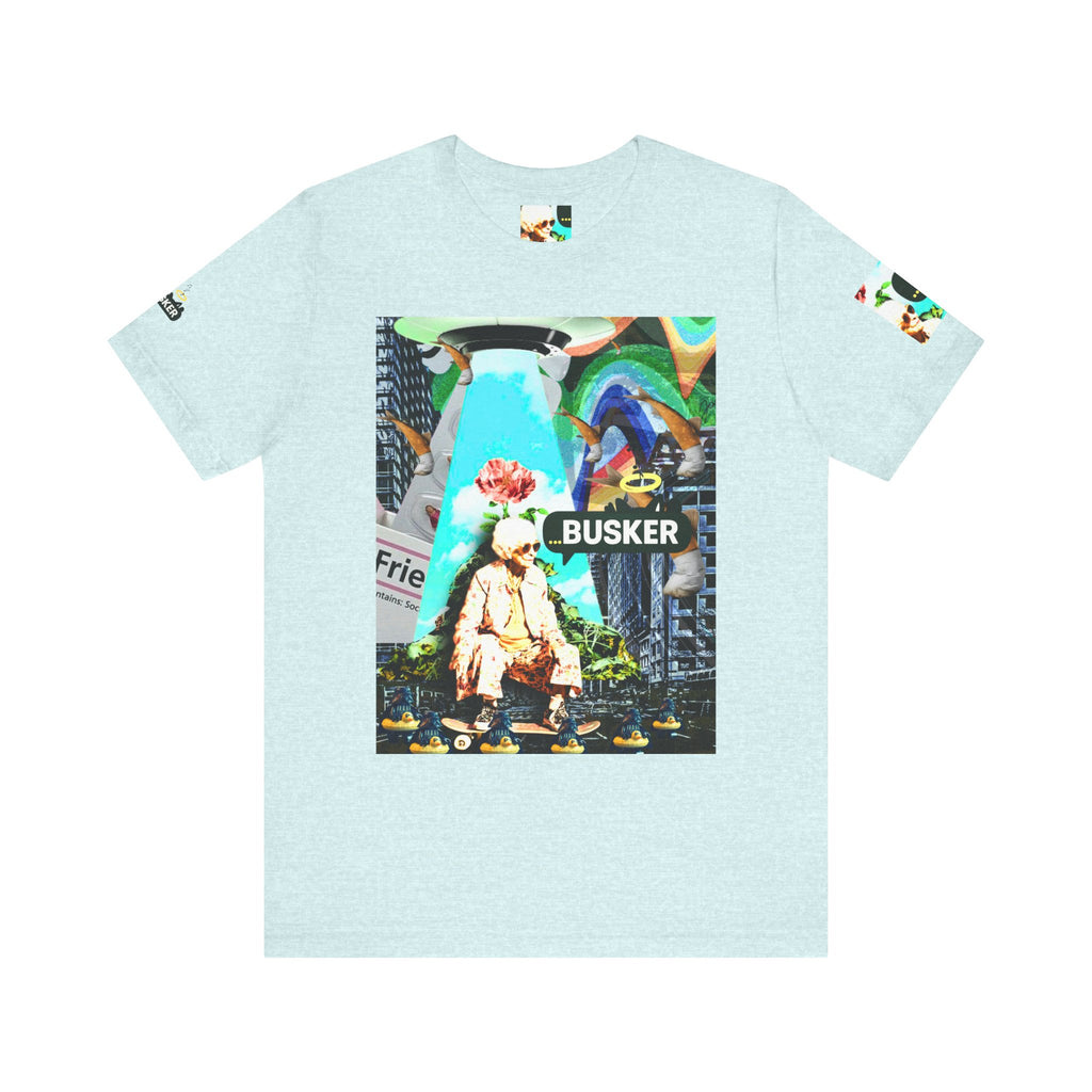 Street Art Busker Tee - Unisex Graphic Short Sleeve Shirt