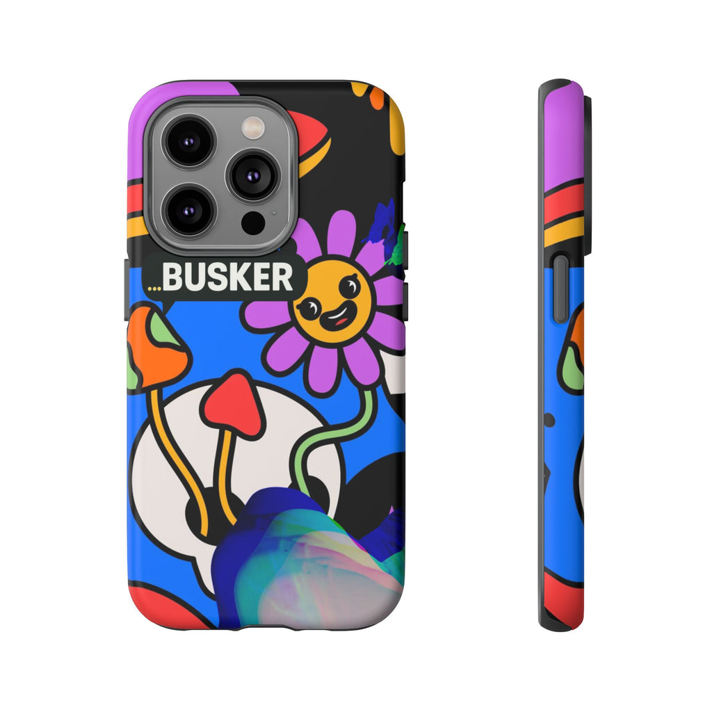 Colorful Phone Case, Cute Phone Accessories, Gift for Music Lovers, Fun Tech Gear, Unique Floral Design Case