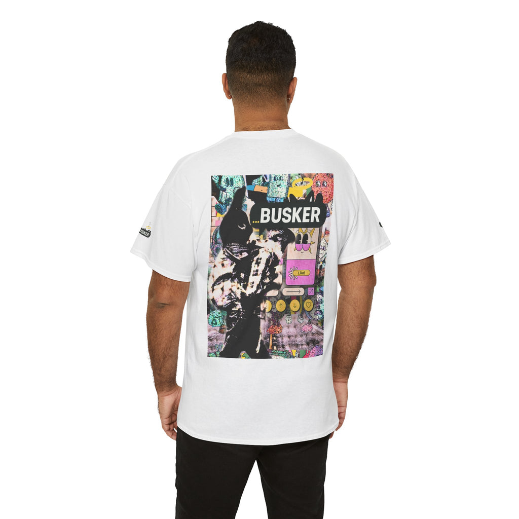 Grunge Art Busker Unisex Heavy Cotton Tee