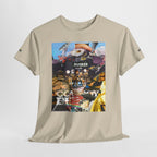 Busker Collage Graphic Tee — Vintage Music Poster Streetwear