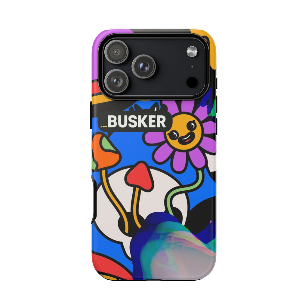 Colorful Phone Case, Cute Phone Accessories, Gift for Music Lovers, Fun Tech Gear, Unique Floral Design Case