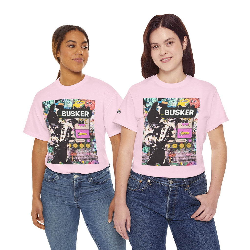 Grunge Art Busker Unisex Heavy Cotton Tee