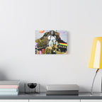 Artistic Stretched Canvas Print - 'Welcome to Golden' Collage