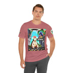 Street Art Busker Tee - Unisex Graphic Short Sleeve Shirt