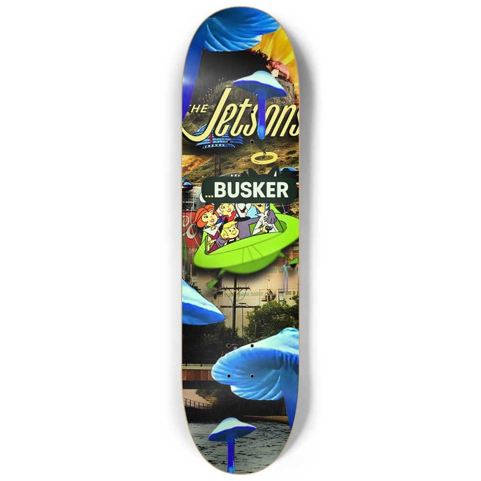 The Jetsons in Golden...BUSKER 8.25" Skateboard (Glows-in-the-Dark)
