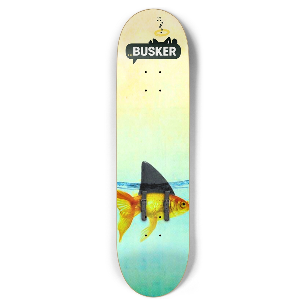 Gold Fish...BUSKER 8.5 Skateboard