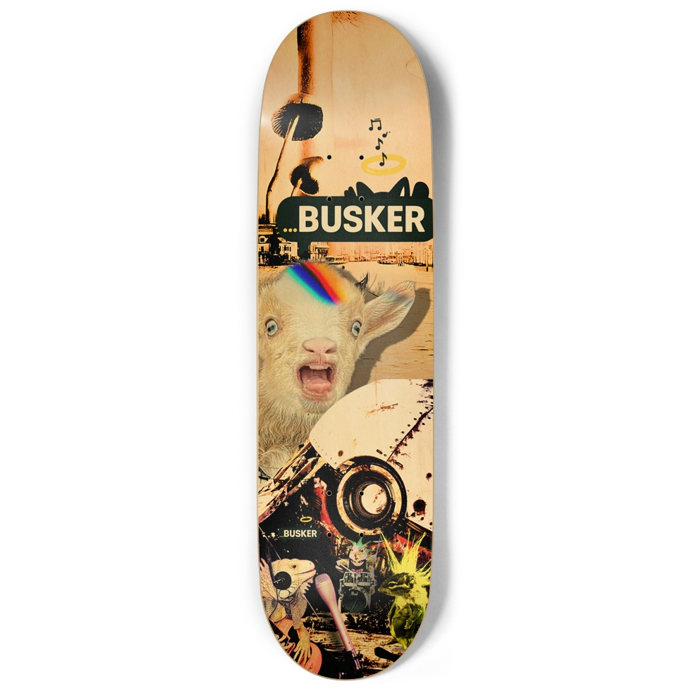 Jam-Mon...BUSKER 9" Skateboard (Natural)