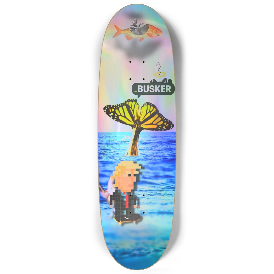 Mr...BUSKER Egg Skateboard (Holographic)