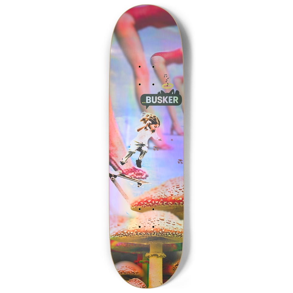 Drop In...BUSKER 9" Skateboard (Holographic)