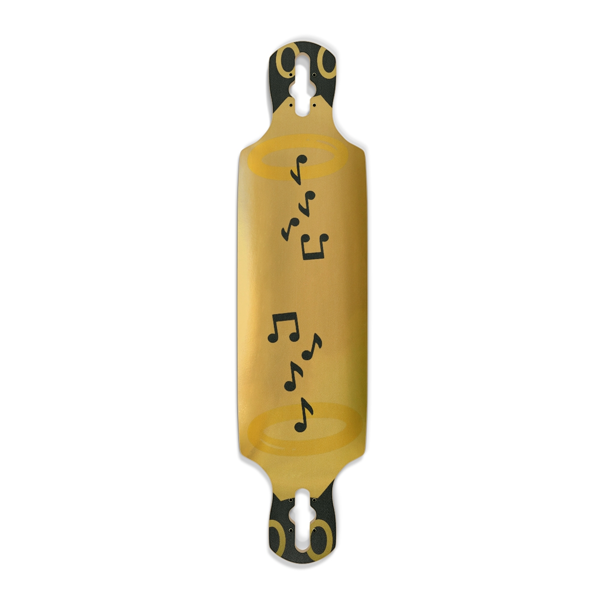 Golden Halos ...BUSKER Drop Through Longboard (Gold Foil)