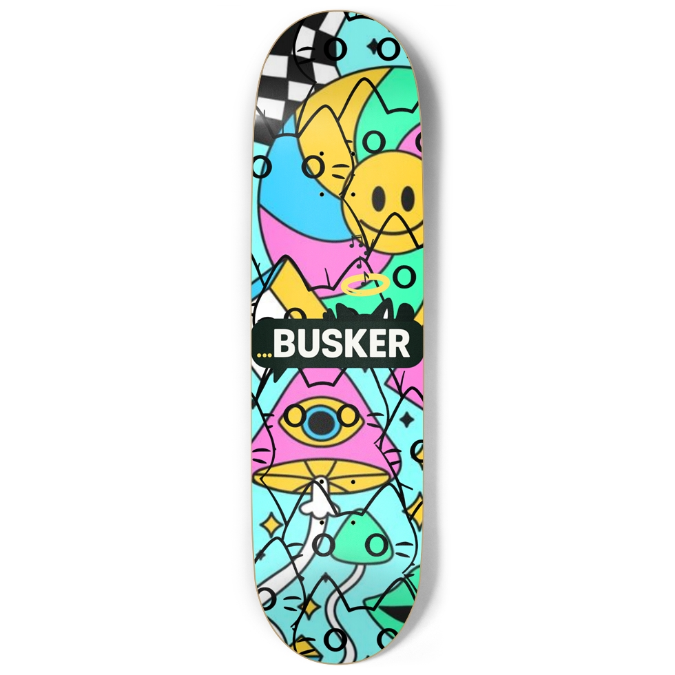 ...BUSKER Cats  9" Skateboard