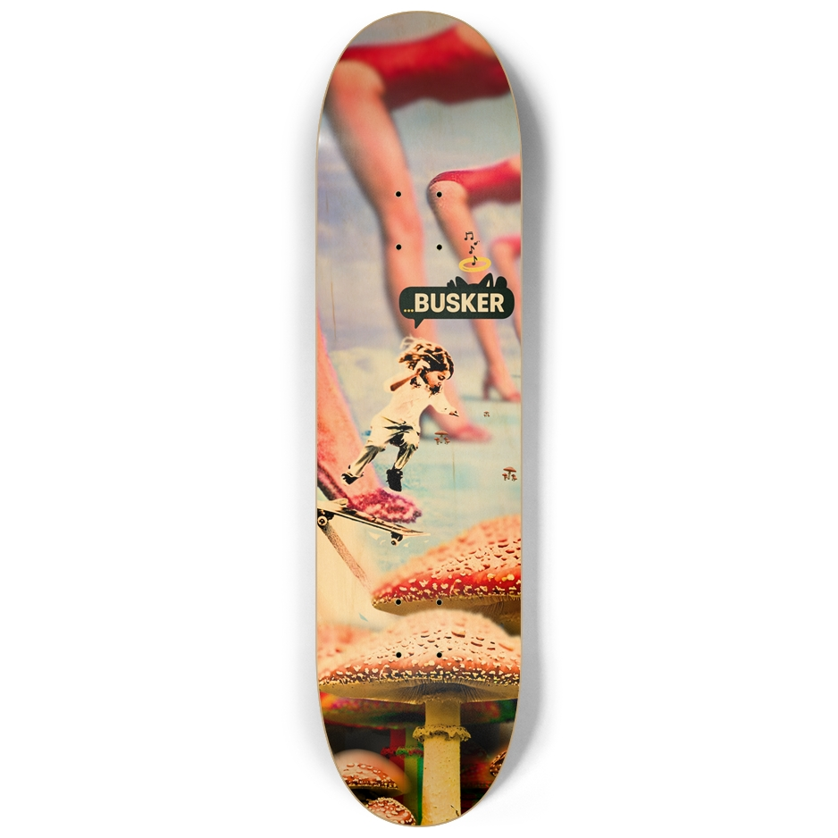 Drop In...BUSKER 8.25" Skateboard (Natural)