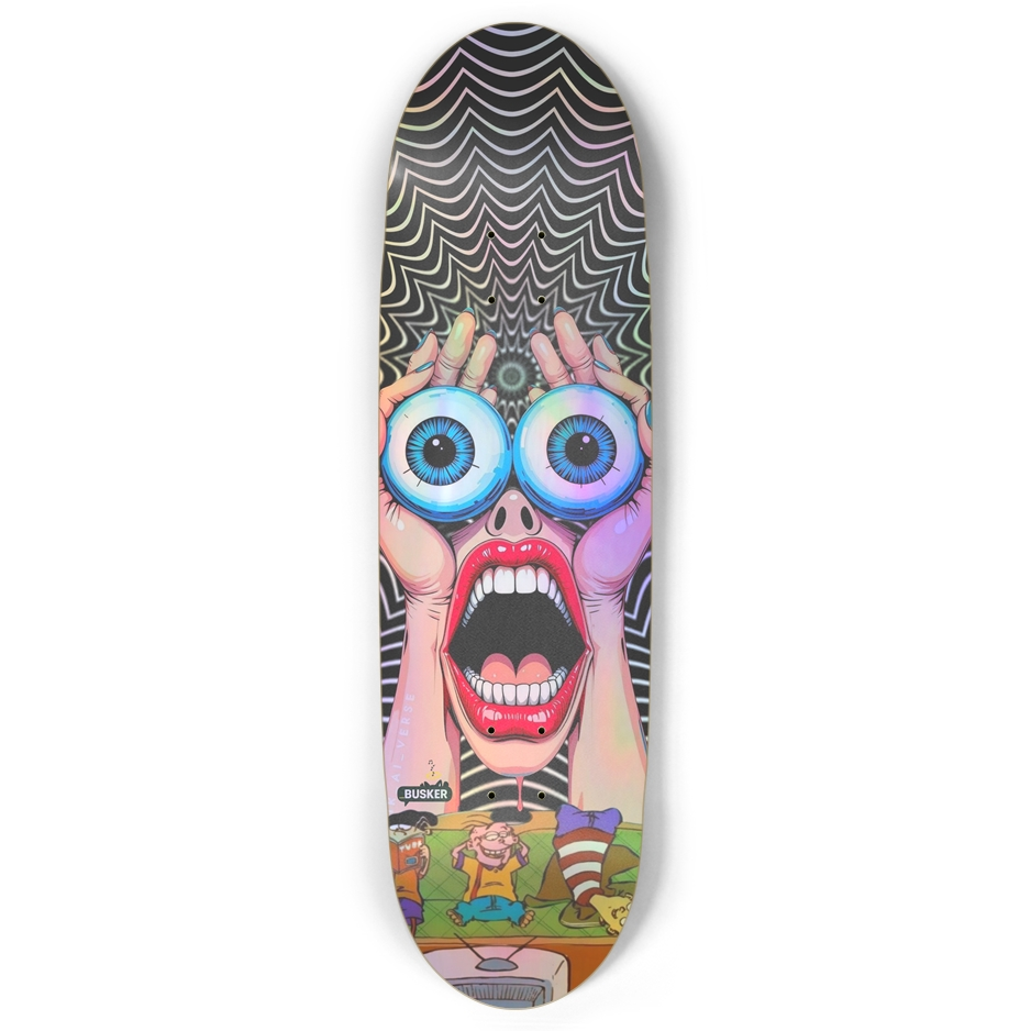 Ed,Edd,& Eddy ...BUSKER Football Skateboard