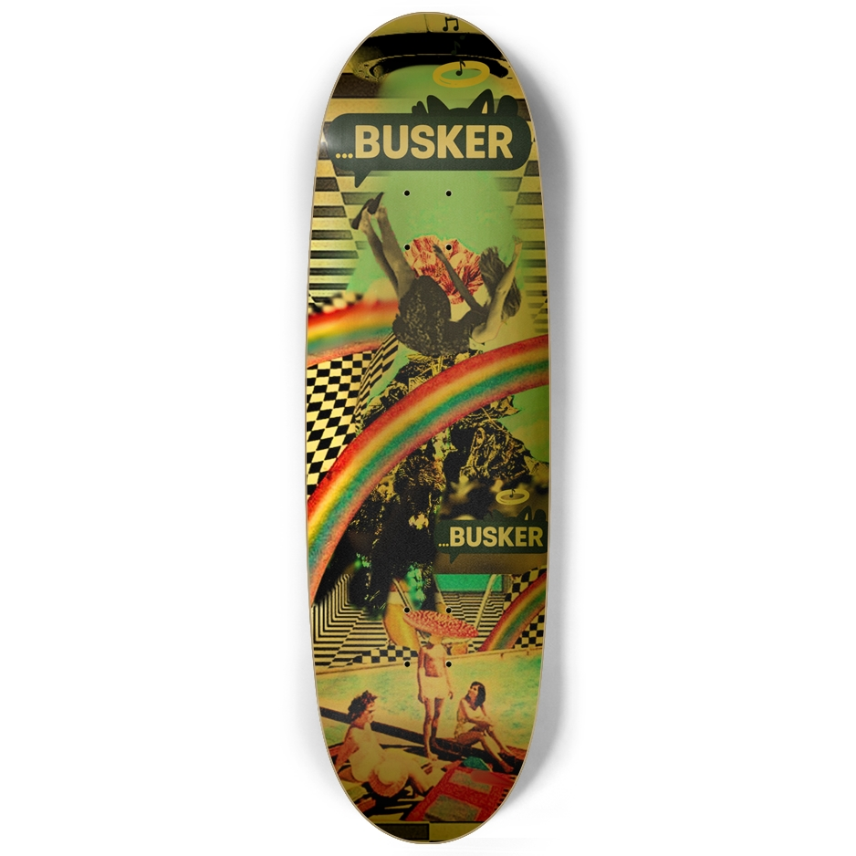 Pool Party...BUSKER Egg Skateboard (Gold Foil)