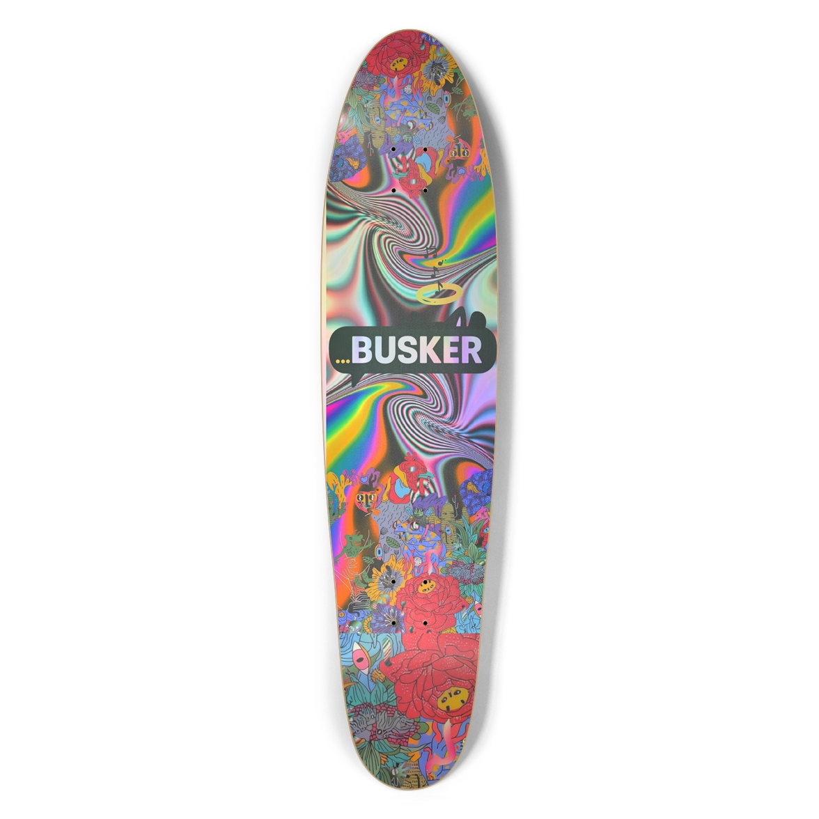 Psychedelic Bouquet ...BUSKER Longboard