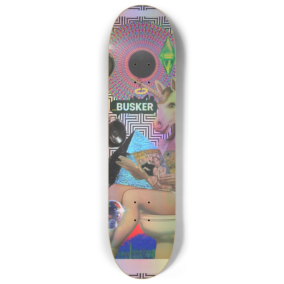 The SIMS on ACID...BUSKER 8" Skateboard (Holographic)