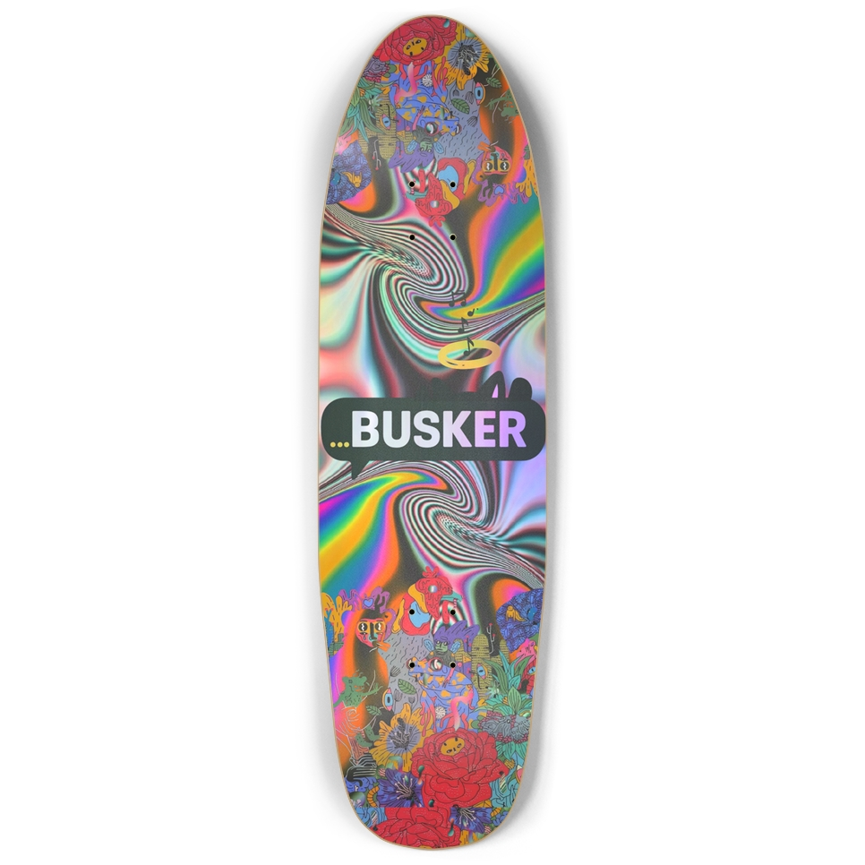 Psychedelic Bouquet...BUSKER Punk Nose Pool (Holographic)