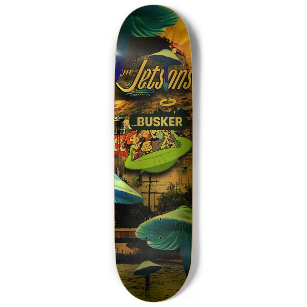 The Jetsons in Golden...BUSKER 9" Skateboard (Gold Foil)