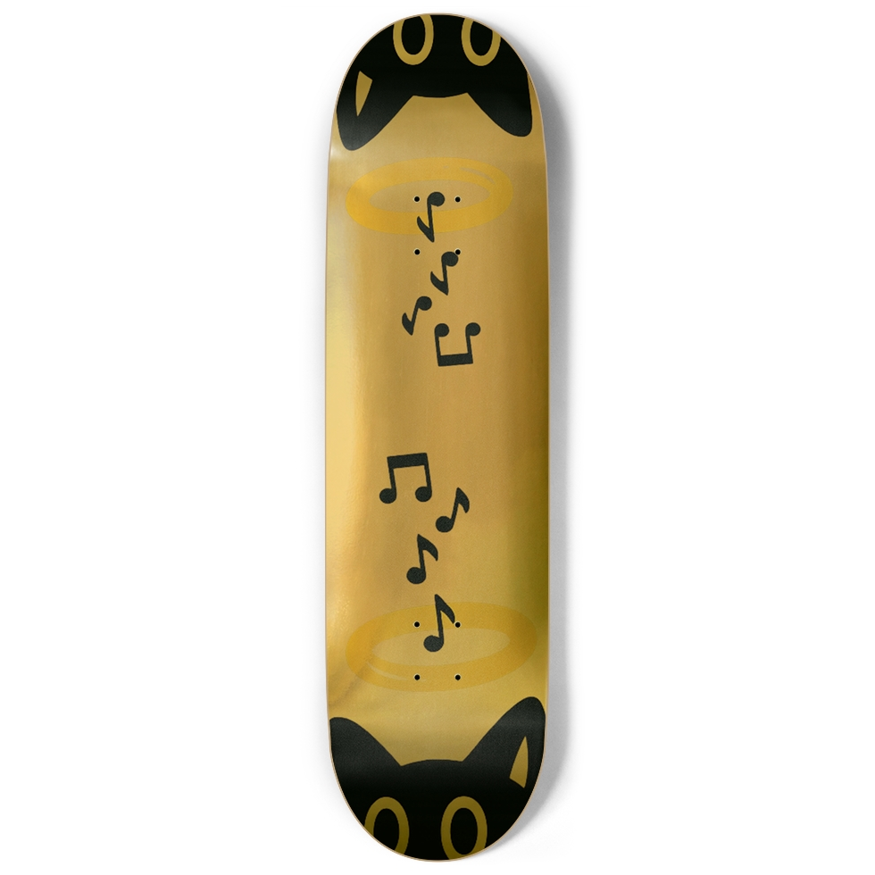 Golden Halos ...BUSKER 9" Skateboard (Gold Foil)
