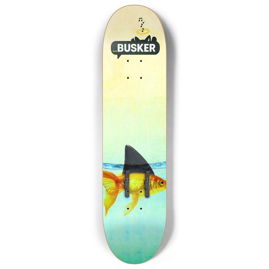Gold Fish...BUSKER 8" Skateboard