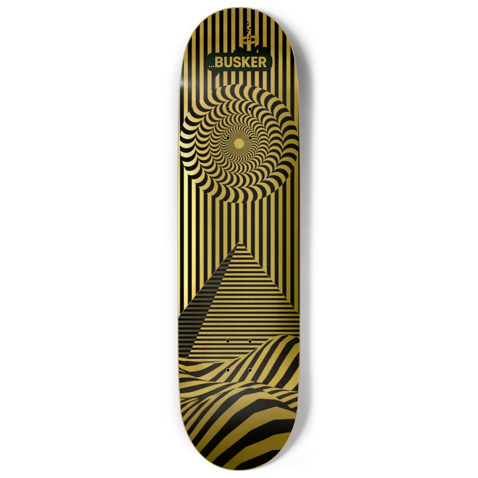 Golden Pyramid ...BUSKER Skateboard