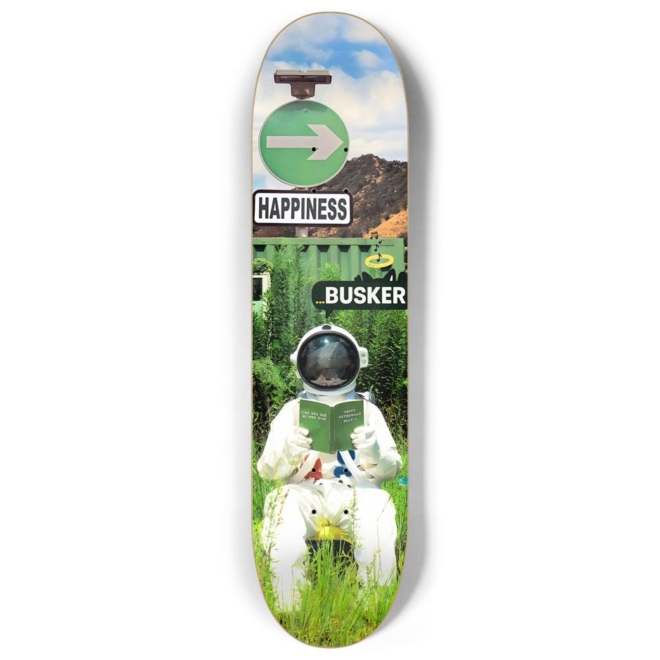 Distant Listener...BUSKER 8" Skateboard