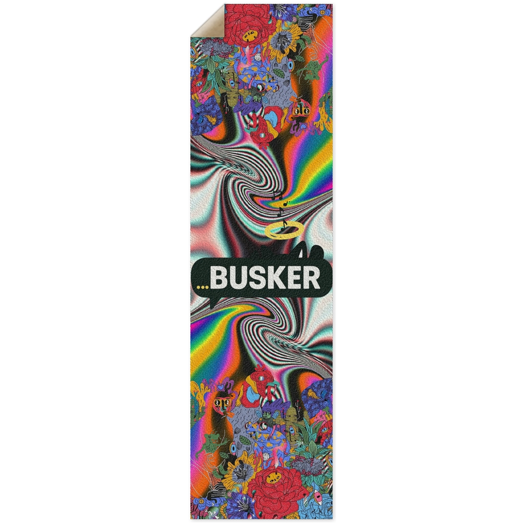 Psychedelic Bouquet...BUSKER 10x36 Griptape