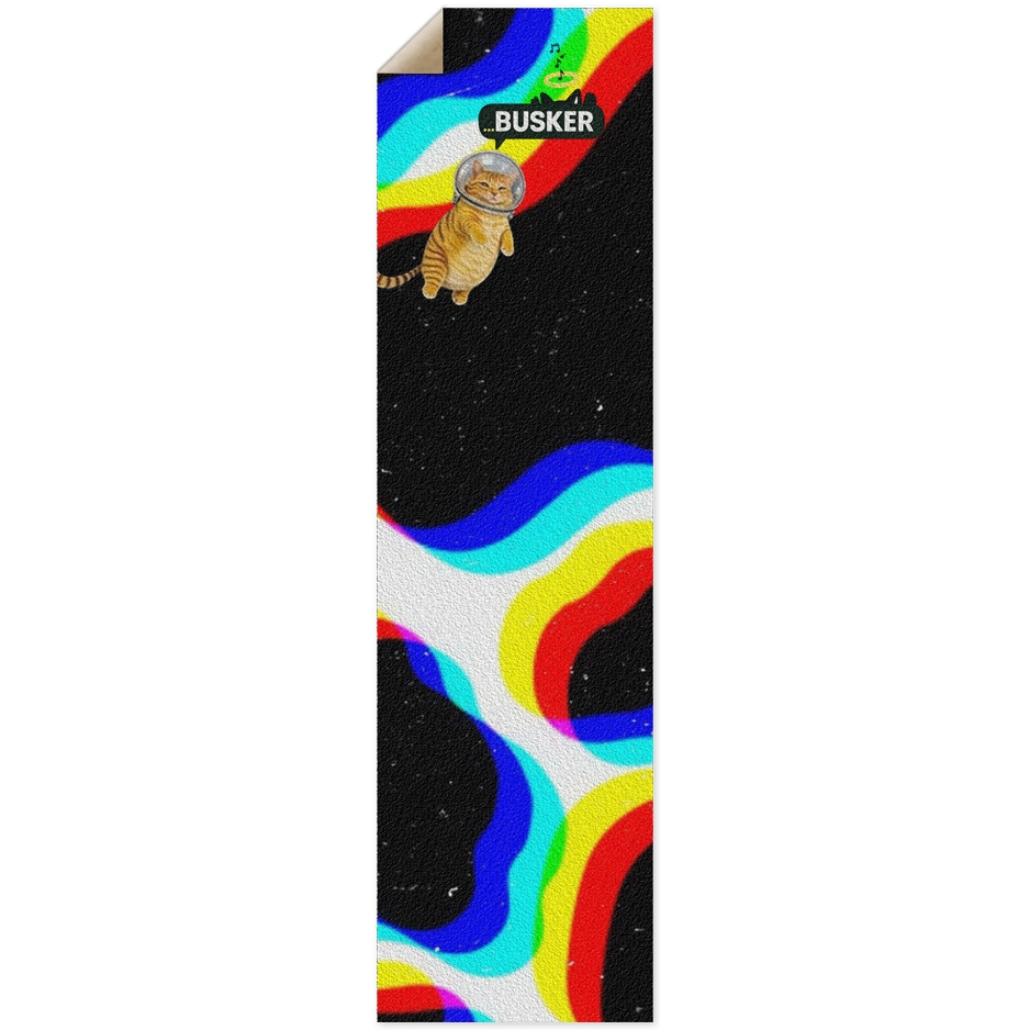 Space Cat...BUSKER 9x33 Griptape