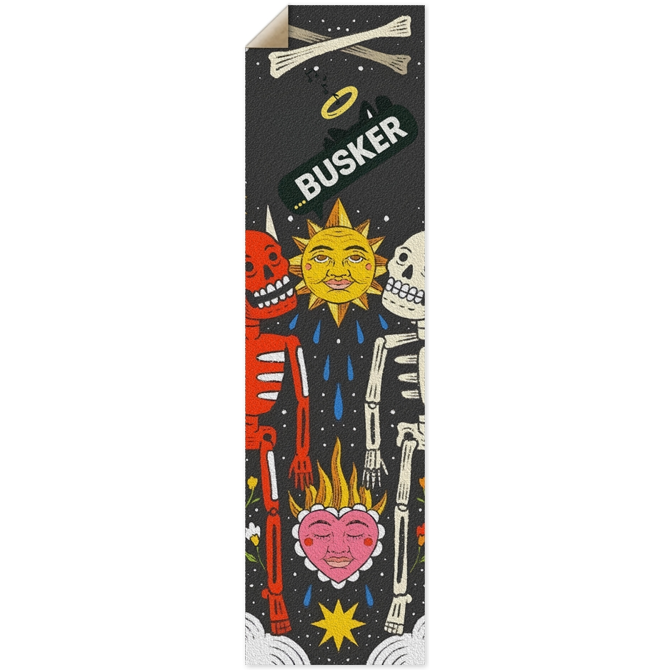 Spiritual Forces...BUSKER 9x33 Griptape