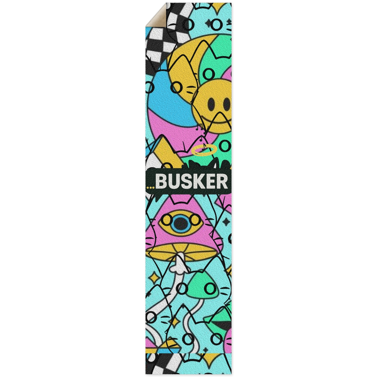 Hidden Cats...BUSKER Longboard Griptape