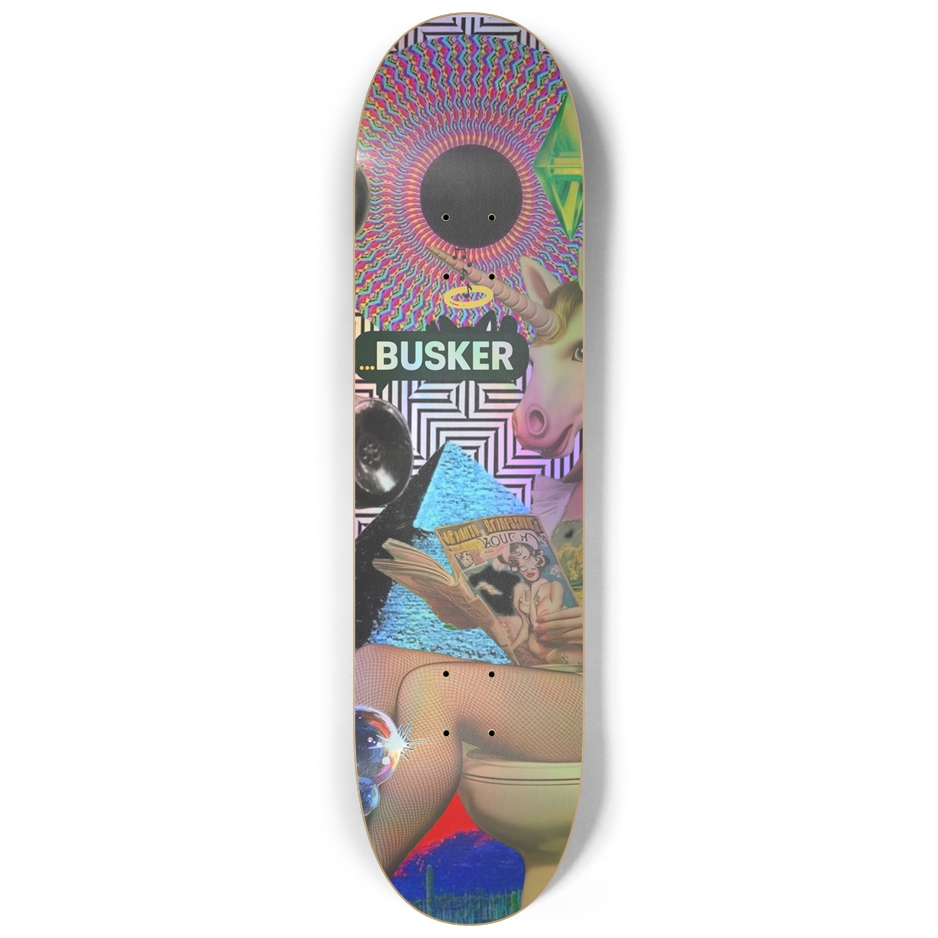 The SIMS on Acid...BUSKER 8.25 Skateboard (Holographic)