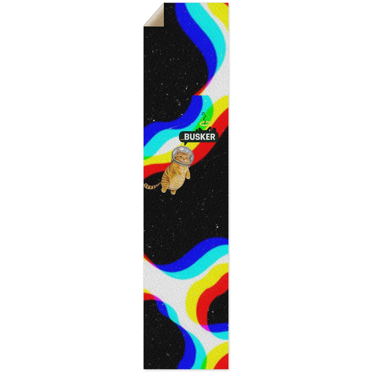 Space Cat...BUSKER Longboard Griptape