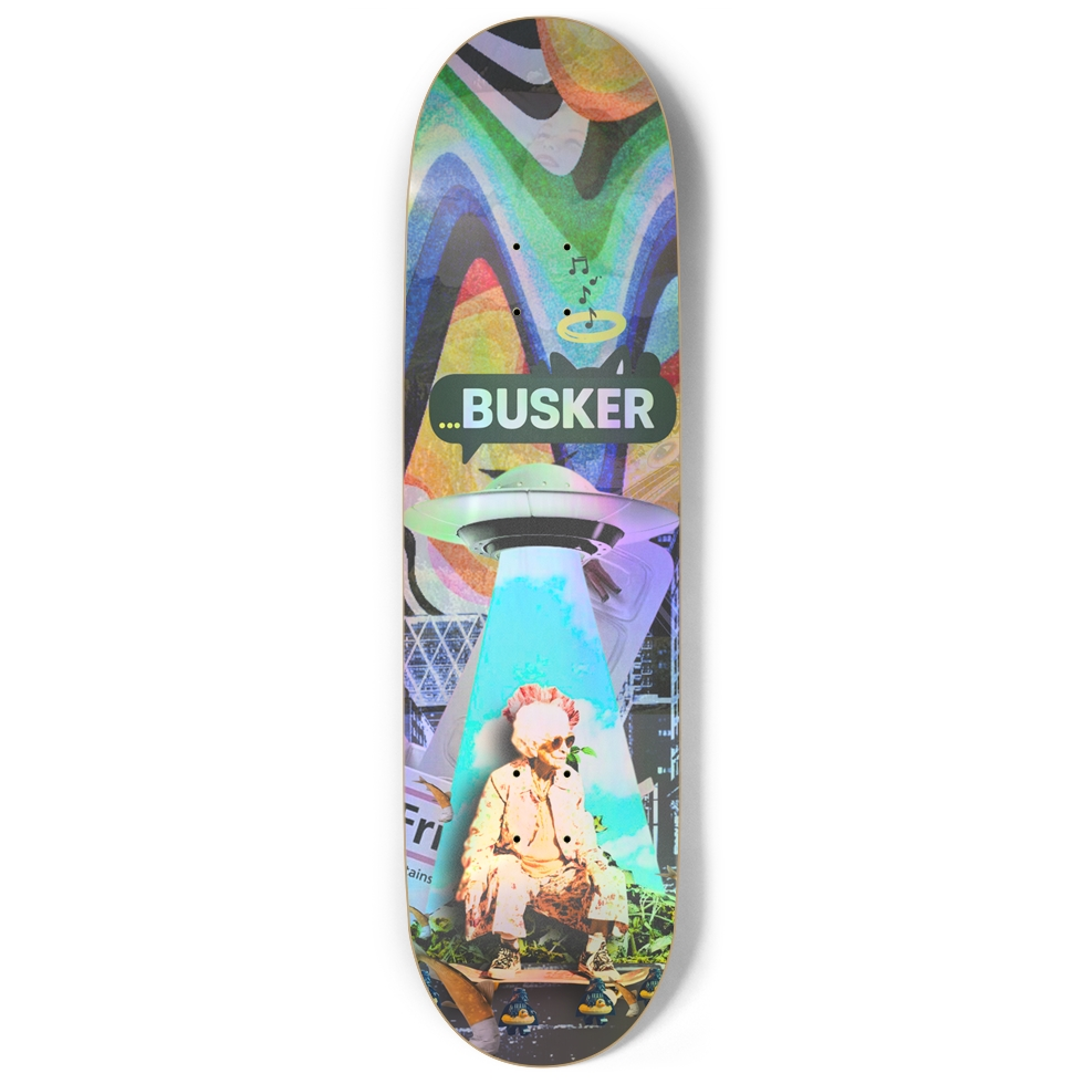 Fri Dreamin...BUSKER 9" Skateboard (Holographic)